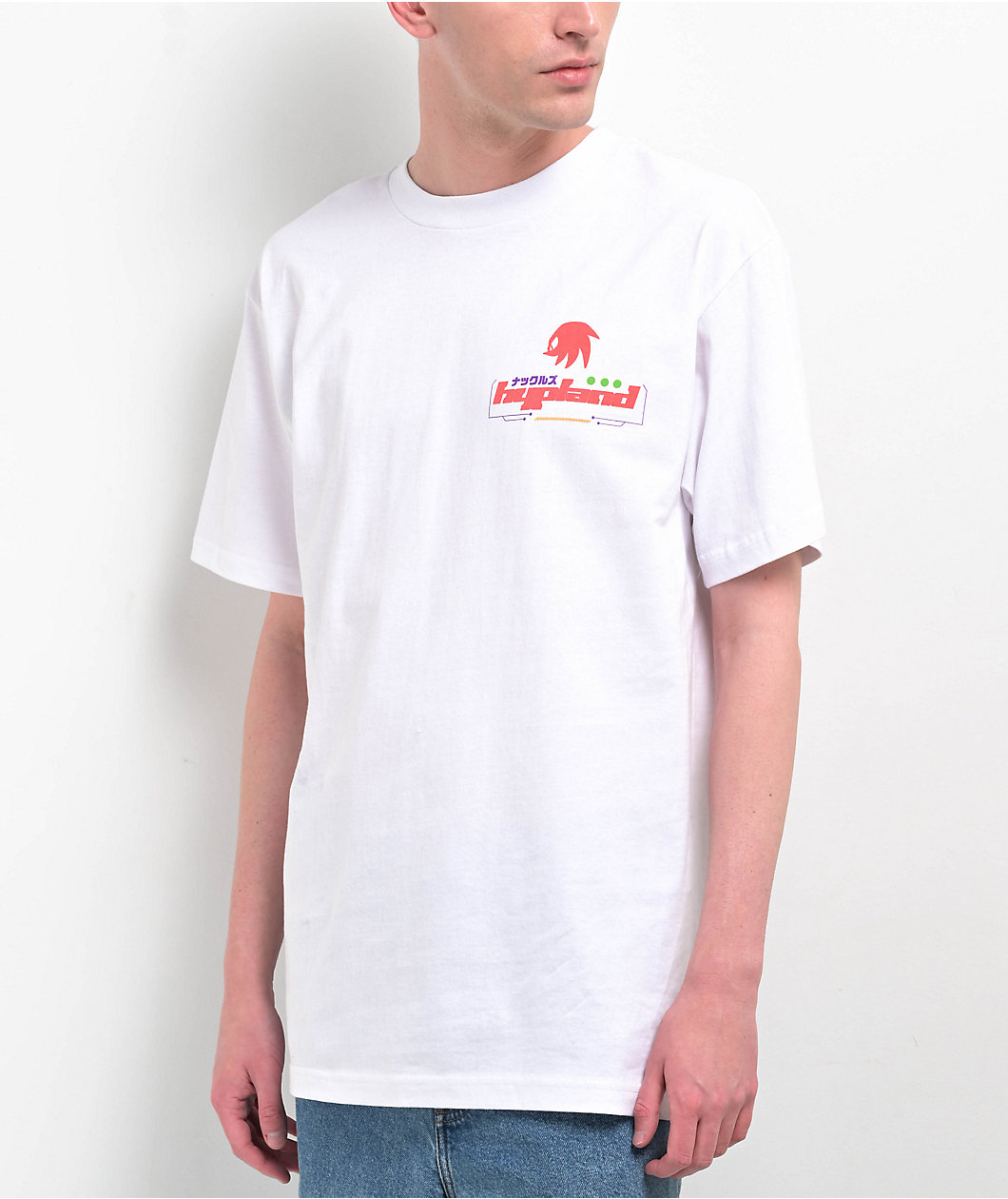 Hypland x Sonic Knuckles White T-Shirt