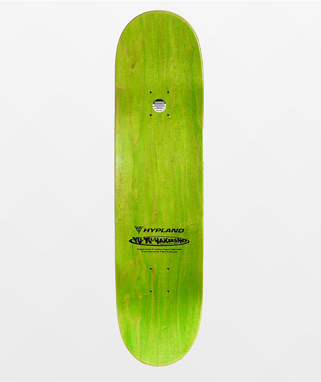 Hypland x Yu Yu Hakusho Kurama 8.25" Skateboard Deck