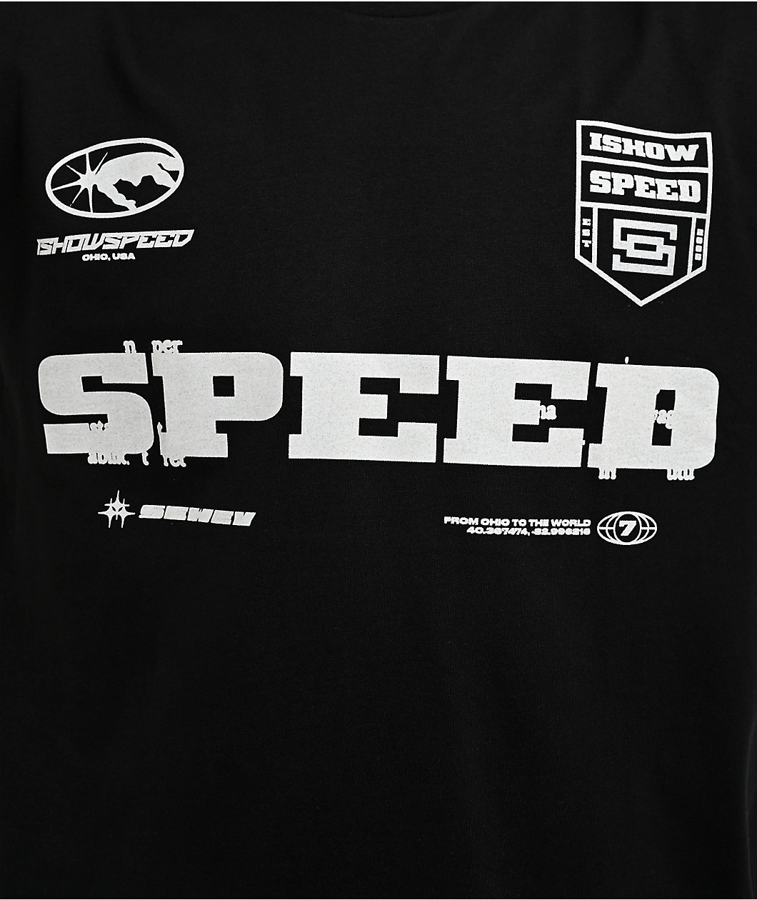 IShowSpeed Skull Black T-Shirt