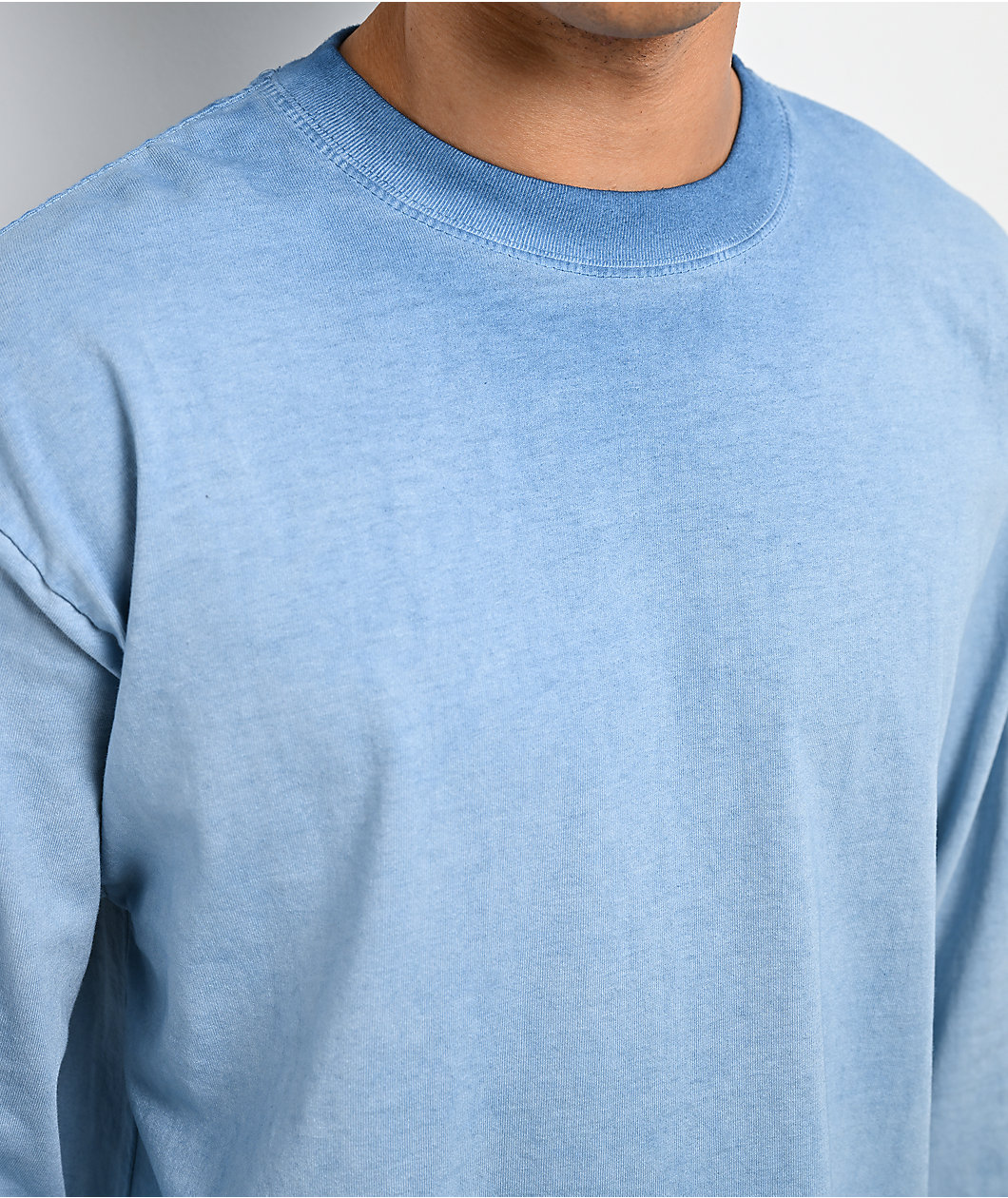ITA Blue Haze Oil Wash Long Sleeve T-Shirt