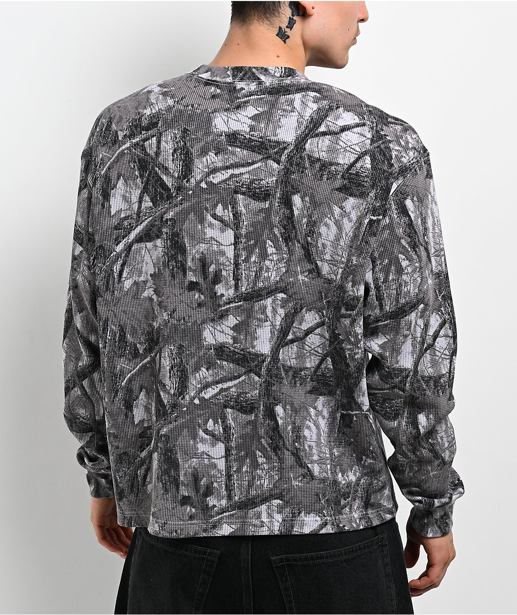 ITA Flux Grey Camo Thermal Long Sleeve T-Shirt
