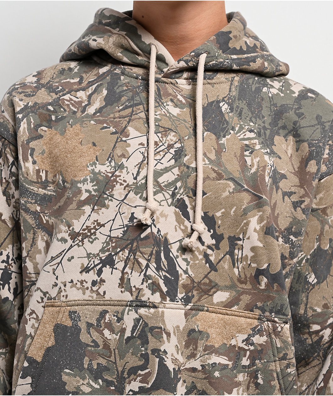 ITA Fractal Camo Crop Hoodie