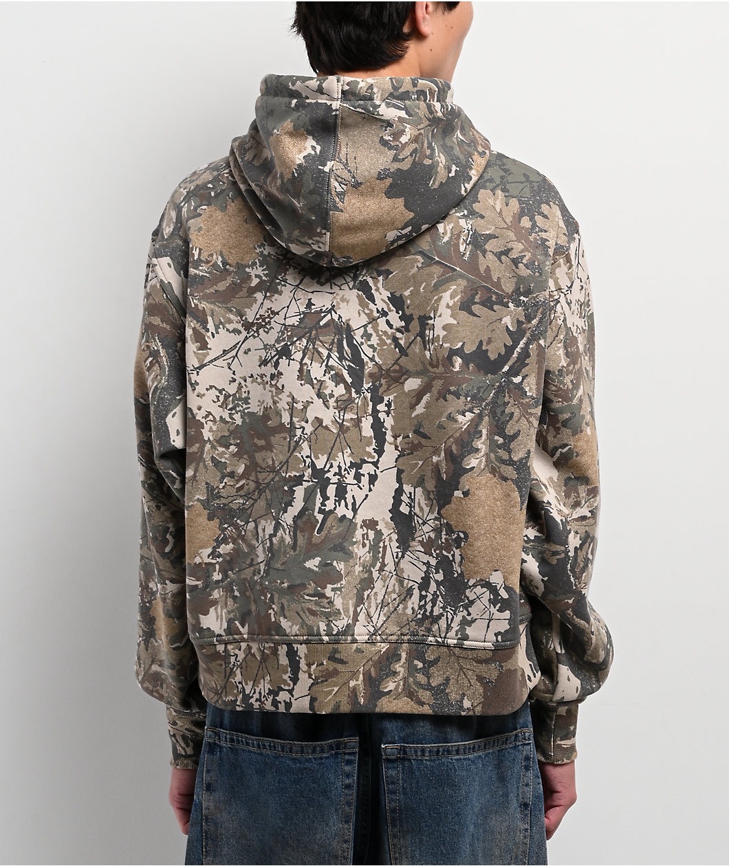 ITA Fractal Camo Crop Hoodie