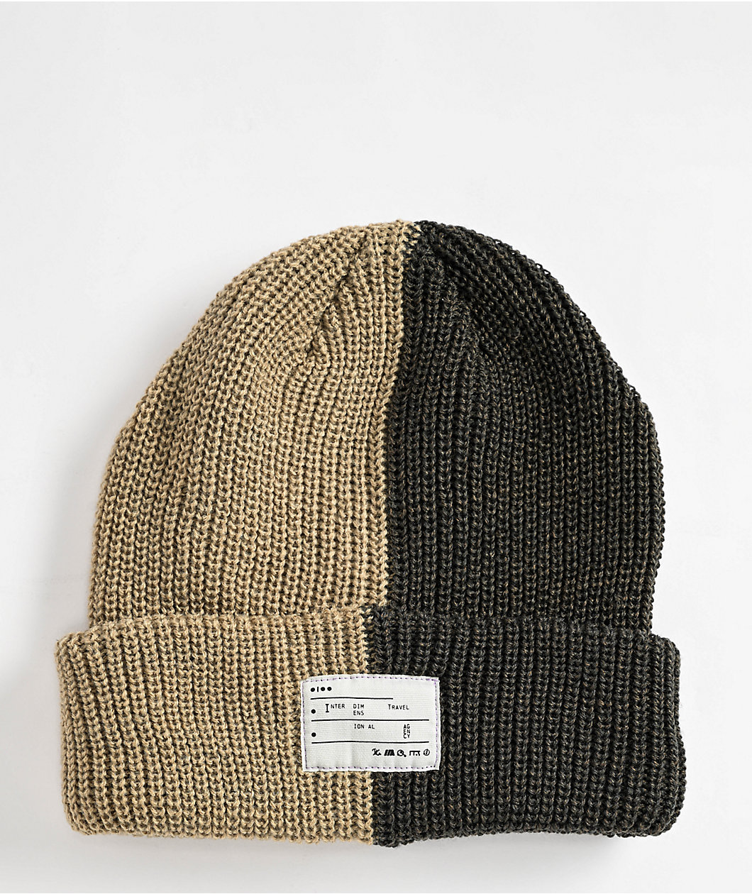 ITA Fusion Split Brown & Black Beanie