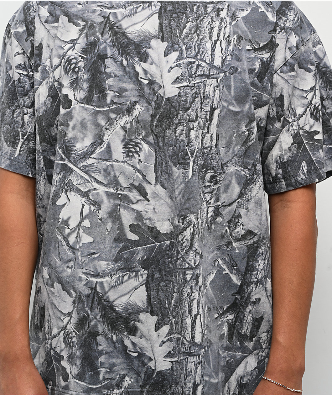 ITA Grey Camo Boxy T-Shirt