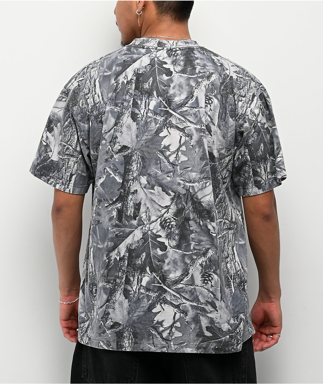 ITA Grey Camo Boxy T-Shirt