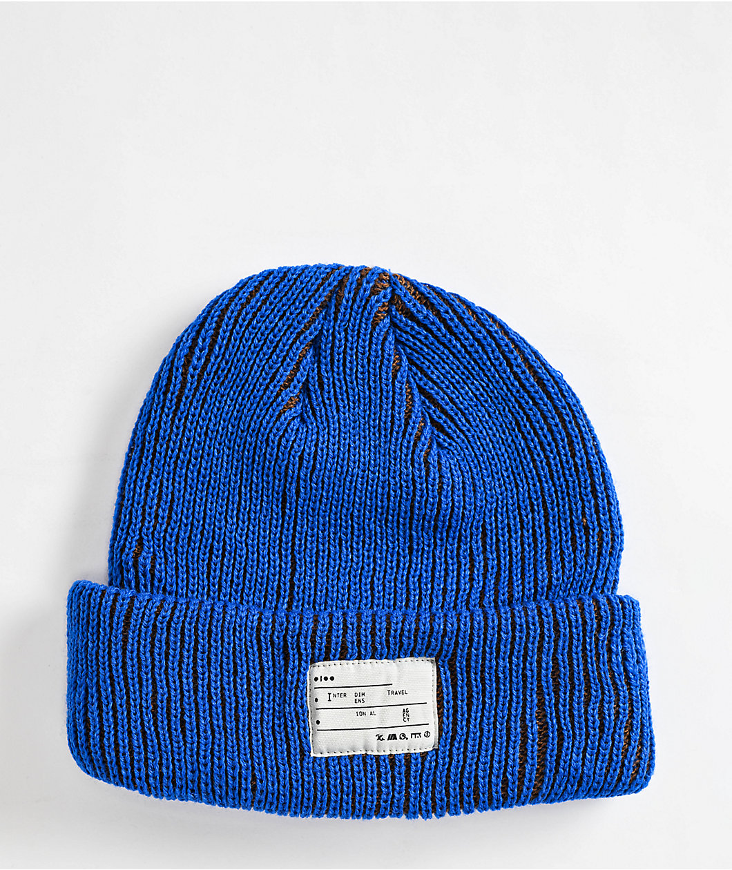 ITA Phase Shadow Blue & Brown Beanie