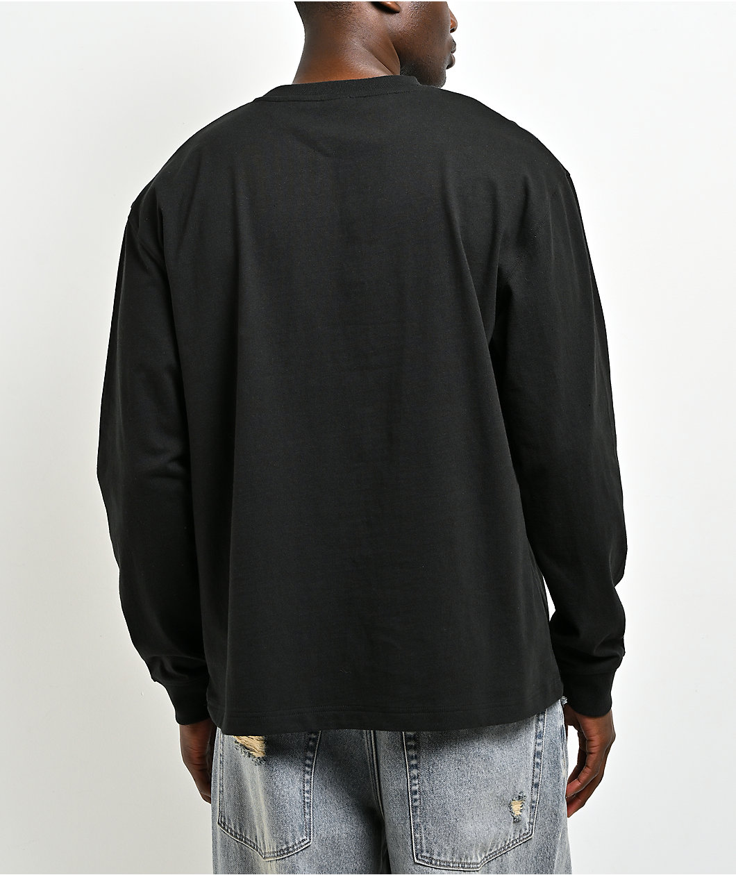 ITA Portal Black Long Sleeve Boxy T-Shirt