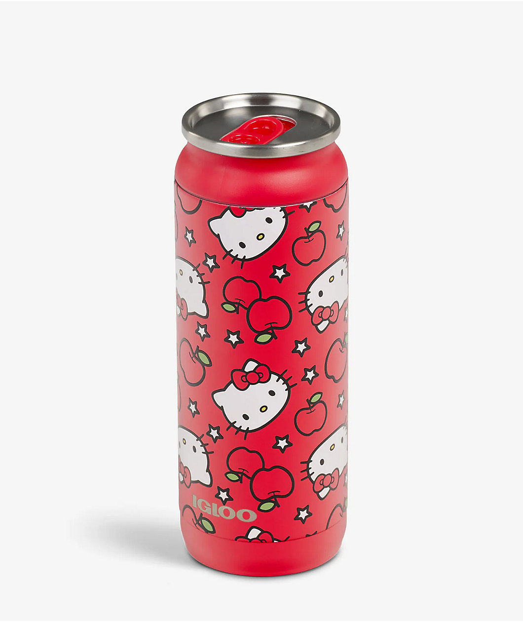 Igloo x Hello Kitty & Friends Apples Red Can Water Bottle 16 oz