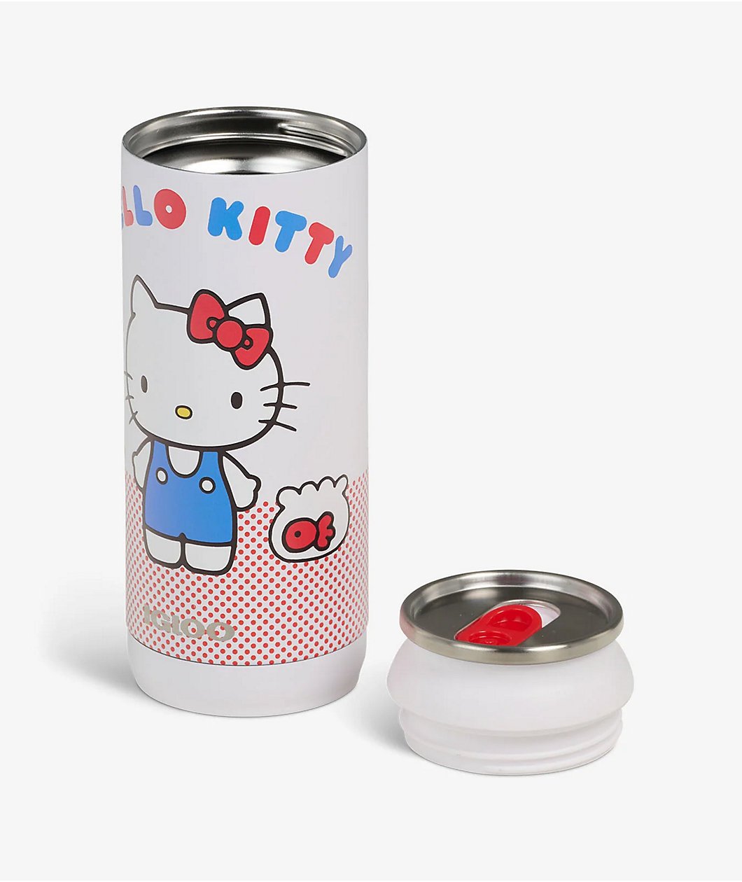 Igloo x Hello Kitty & Friends Classic White & Red Can Water Bottle 16 oz