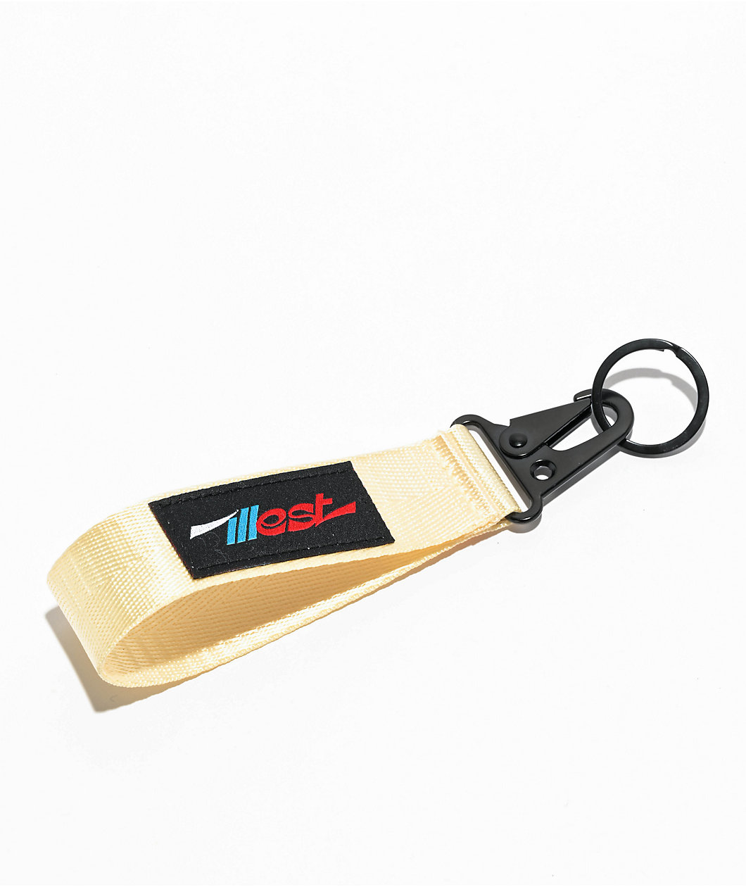 Illest Logo Web Khaki Keychain