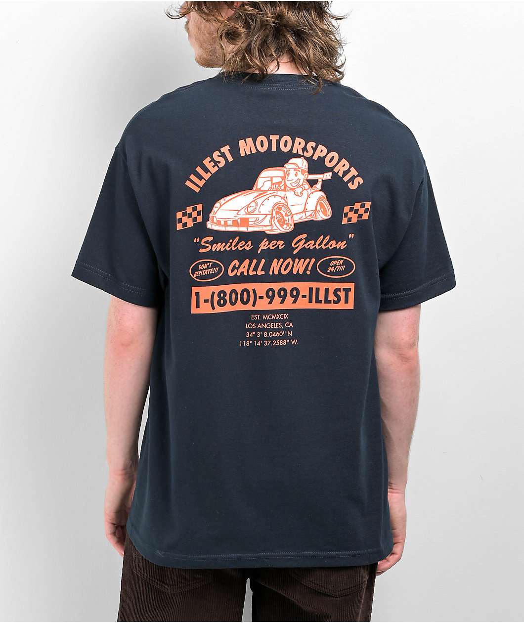 Illest Smiles Per Gallon Navy T-Shirt