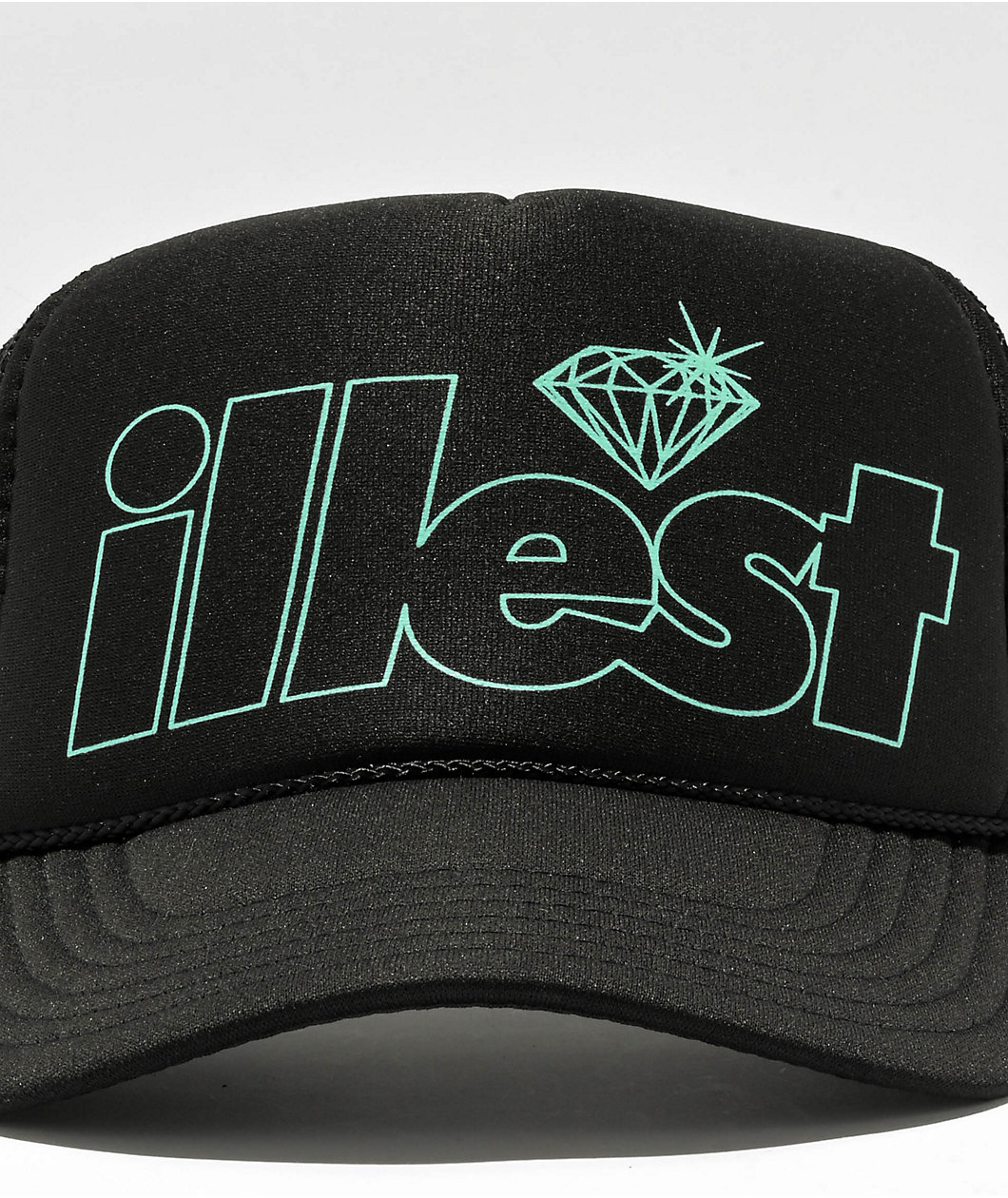 Illest x Diamond Supply Co. Black Trucker Hat