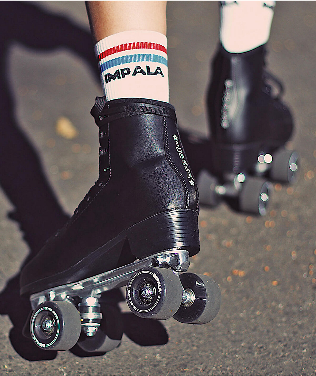 Impala Black Roller Skates