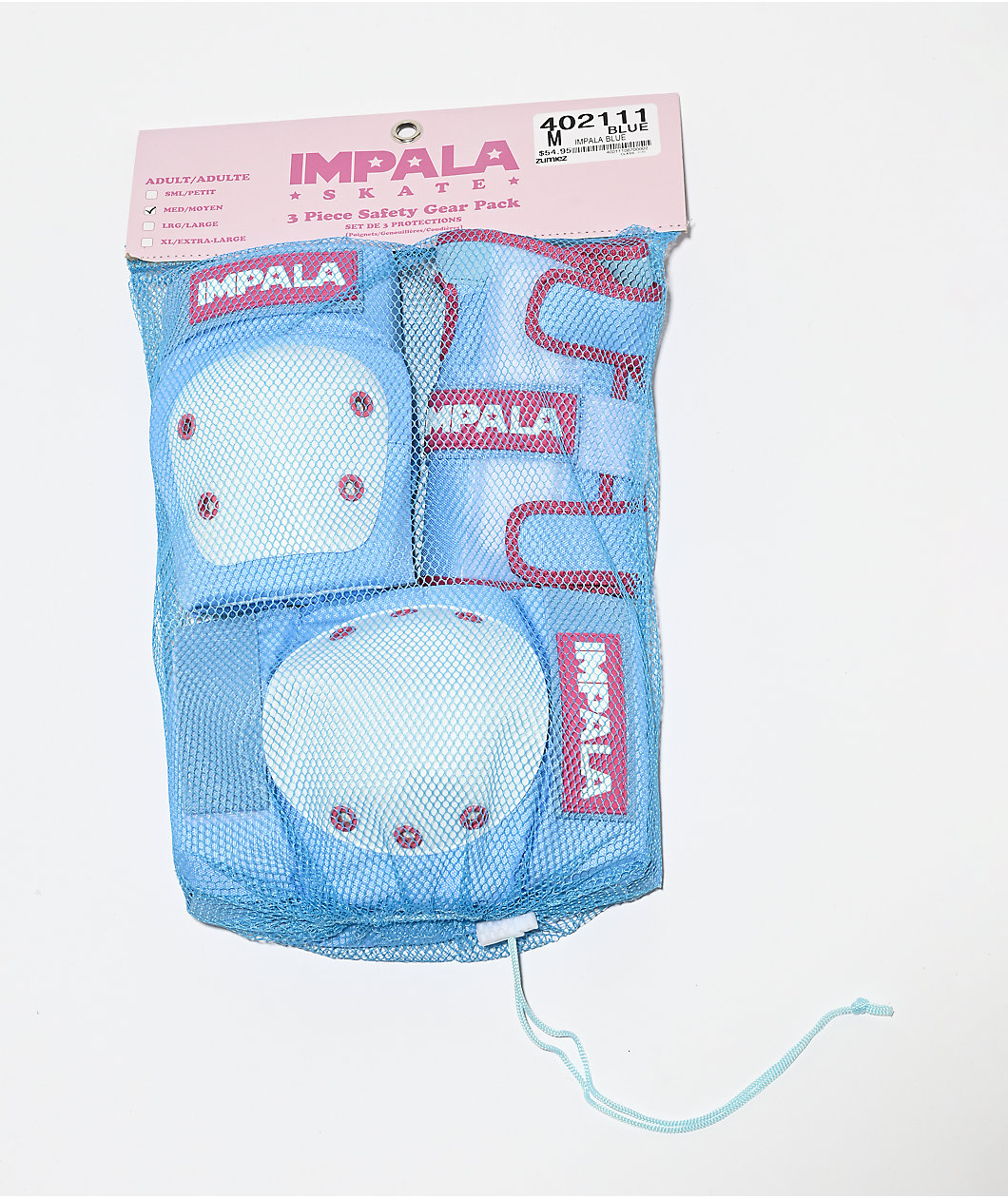 Impala Blue Raspberry 3 Pack Protective Pads