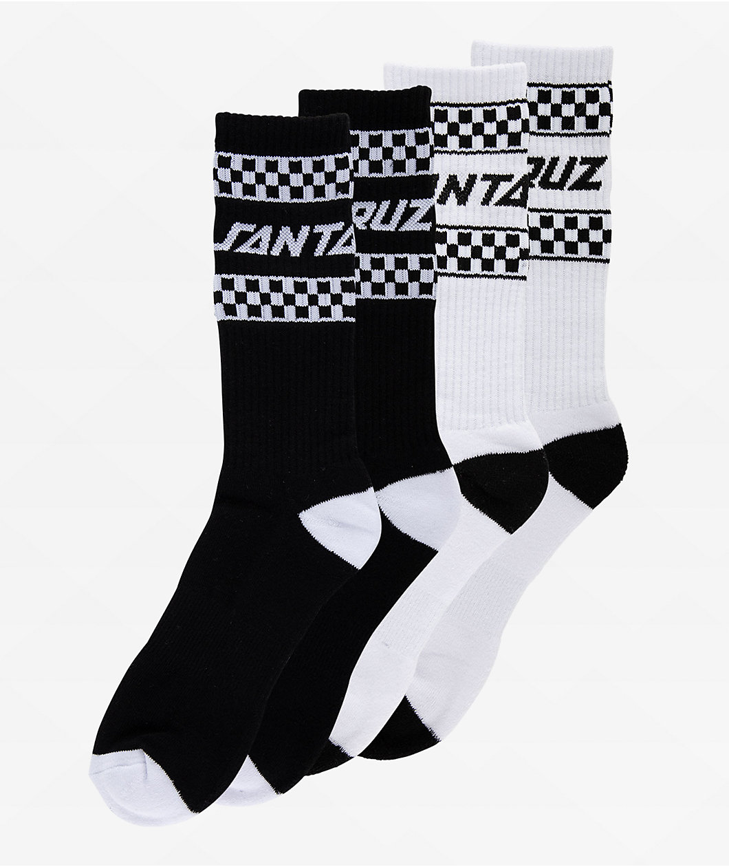 Independent Bar Logo 2 Pack White Crew Socks