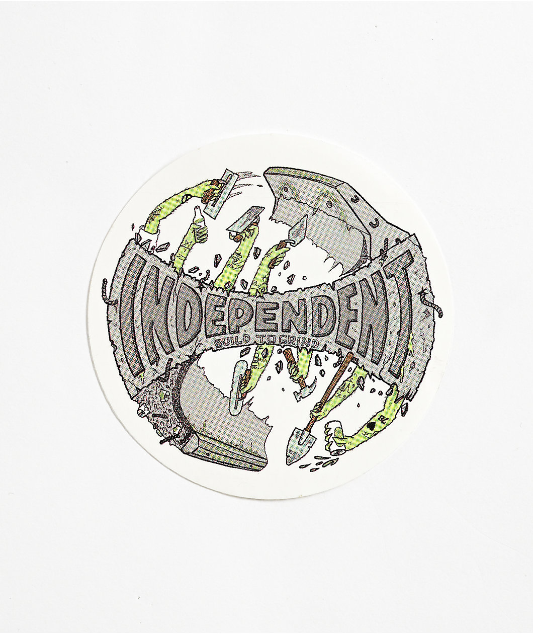 Independent Build To Grind Sticker