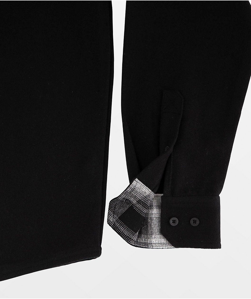 Independent Heather Black Flannel Shirt