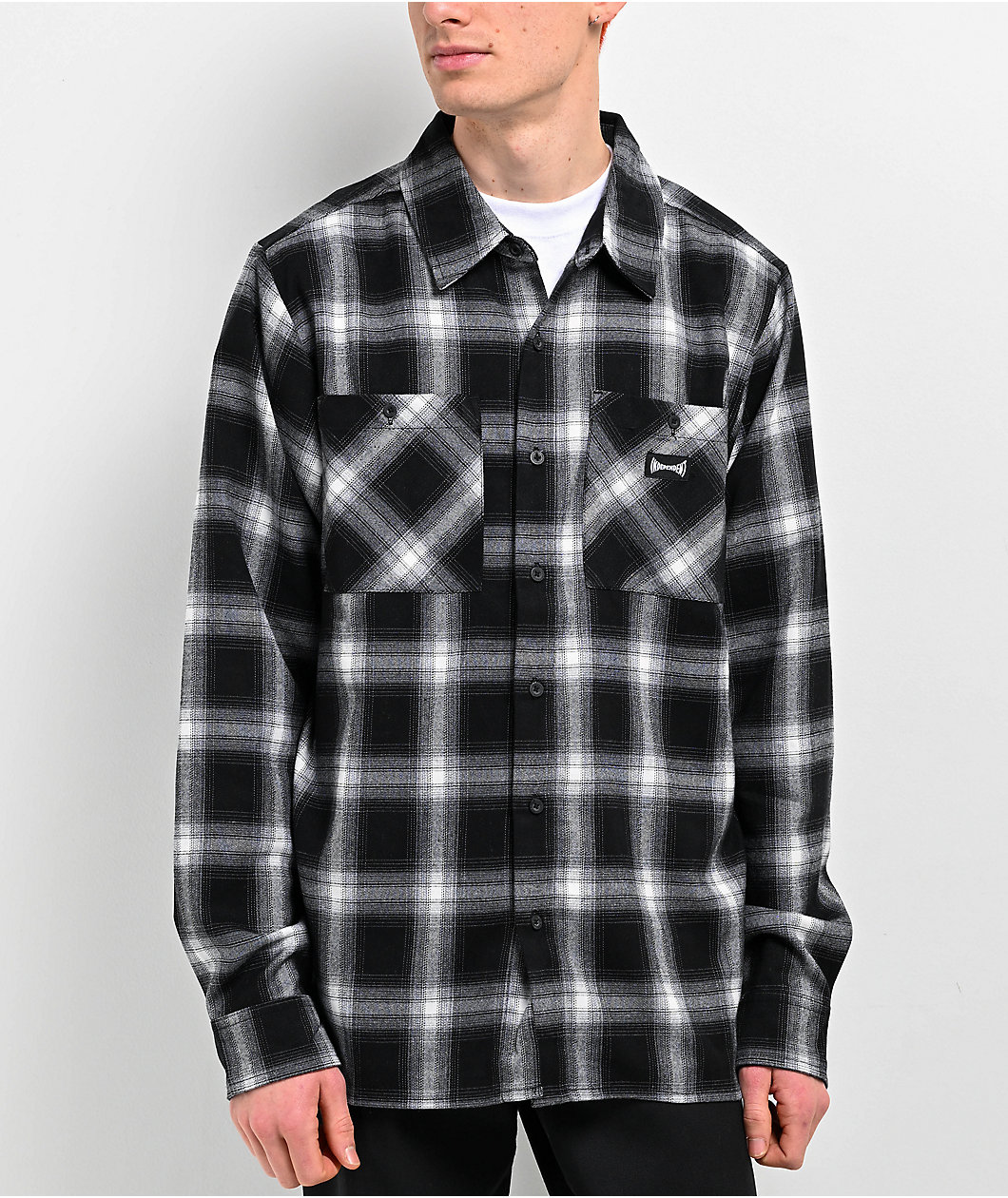 Independent Legacy Black & White Flannel Shirt