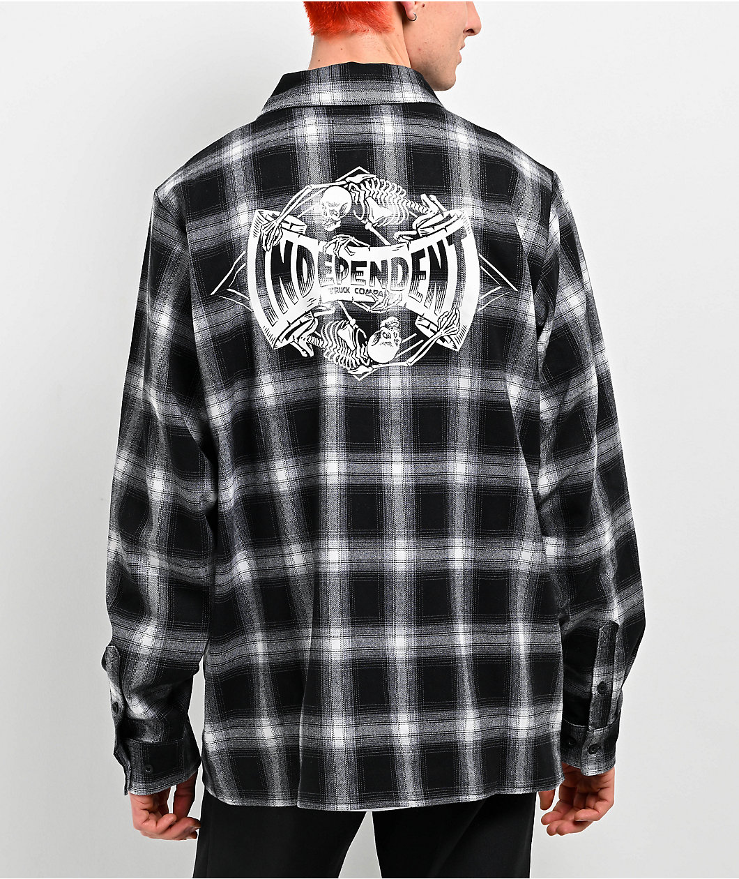 Independent Legacy Black & White Flannel Shirt