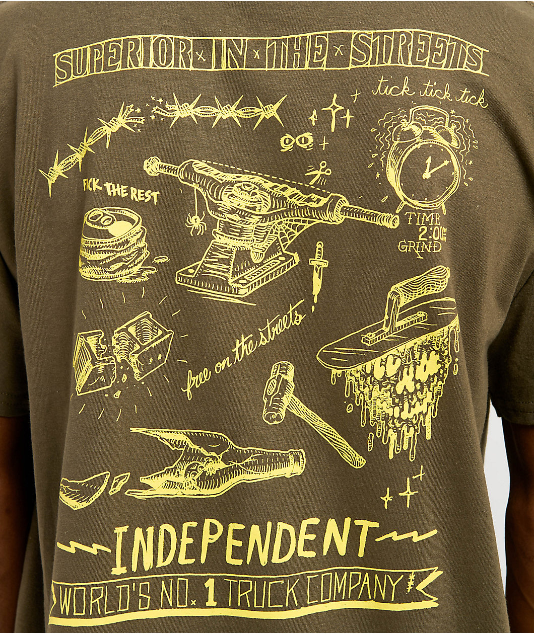 Independent Notebook Green T-Shirt
