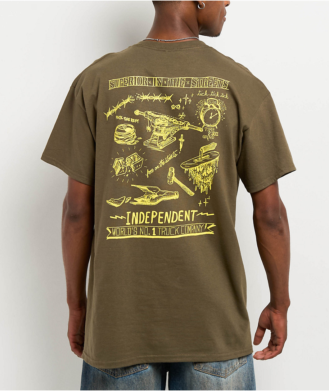 Independent Notebook Green T-Shirt