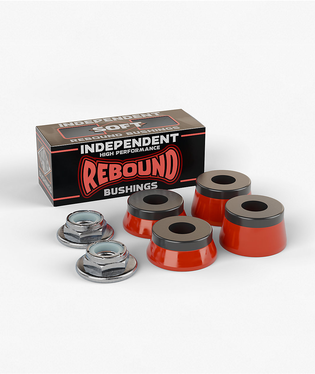 Independent Rebound Conical Soft Red Bushings