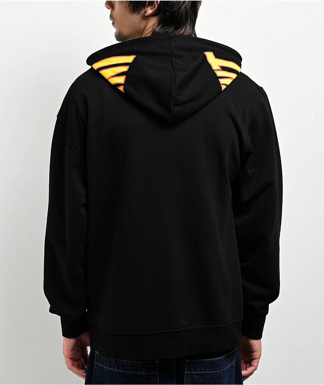 Independent Span Black Zip Hoodie