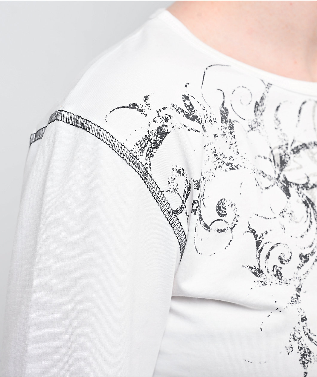 Insomnia Visuals Blessed White Long Sleeve T-Shirt