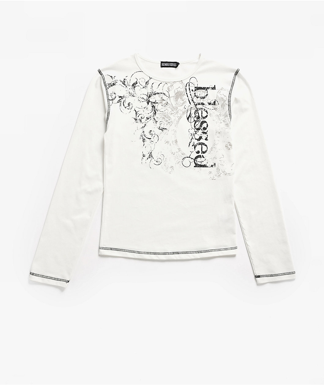 Insomnia Visuals Blessed White Long Sleeve T-Shirt