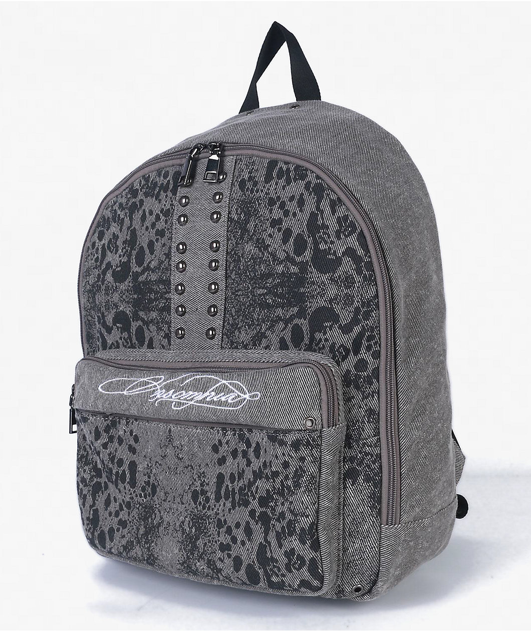 Insomnia Visuals Denim Cheetah Grey Backpack