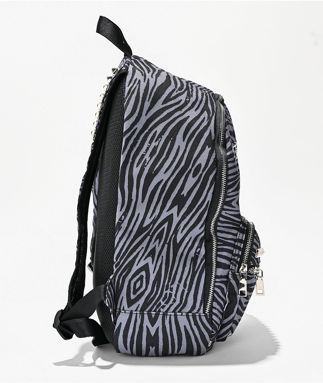 Insomnia Visuals Denim Tiger Grey Backpack