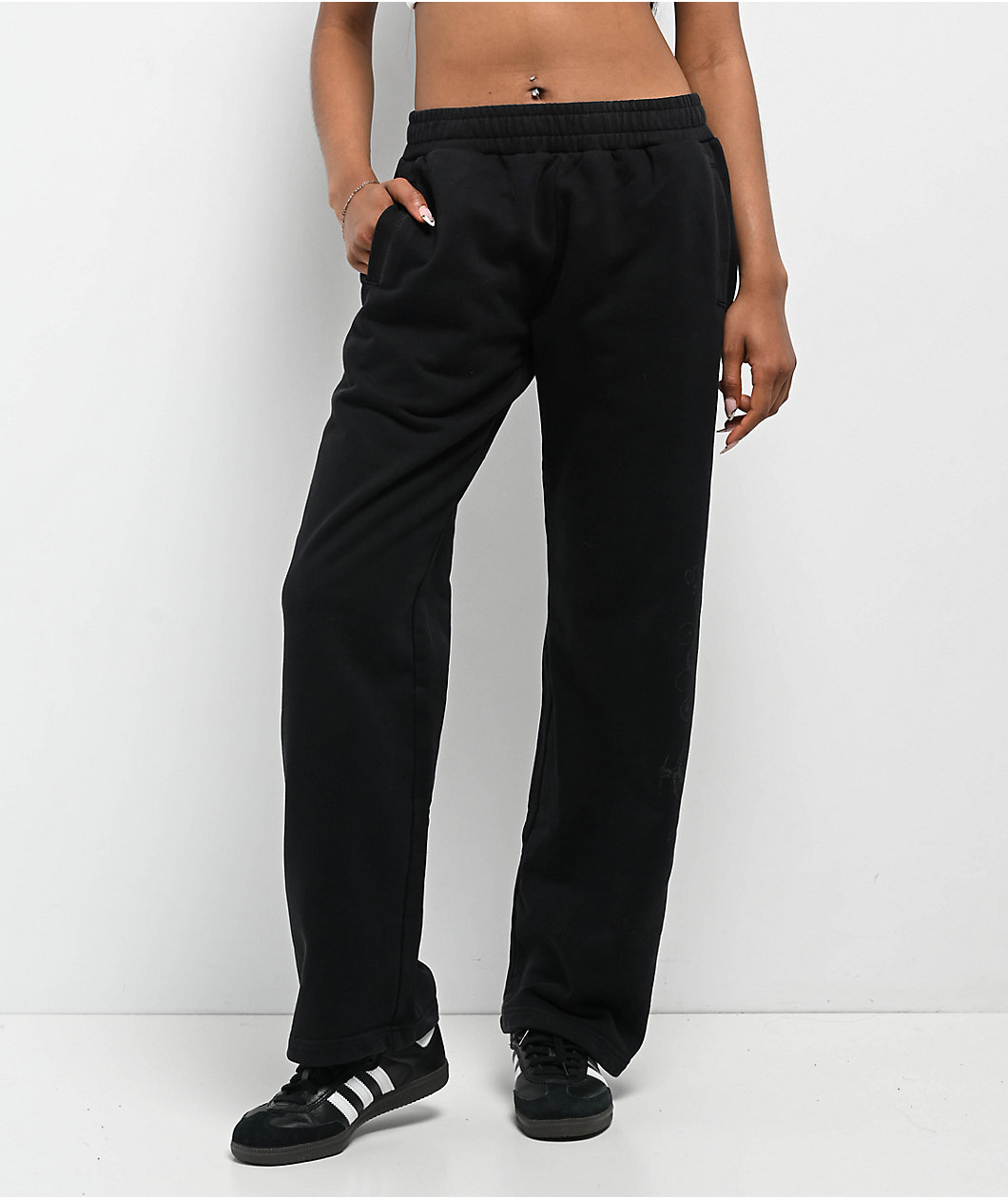 Insomnia Visuals Double Cross Black Sweatpants