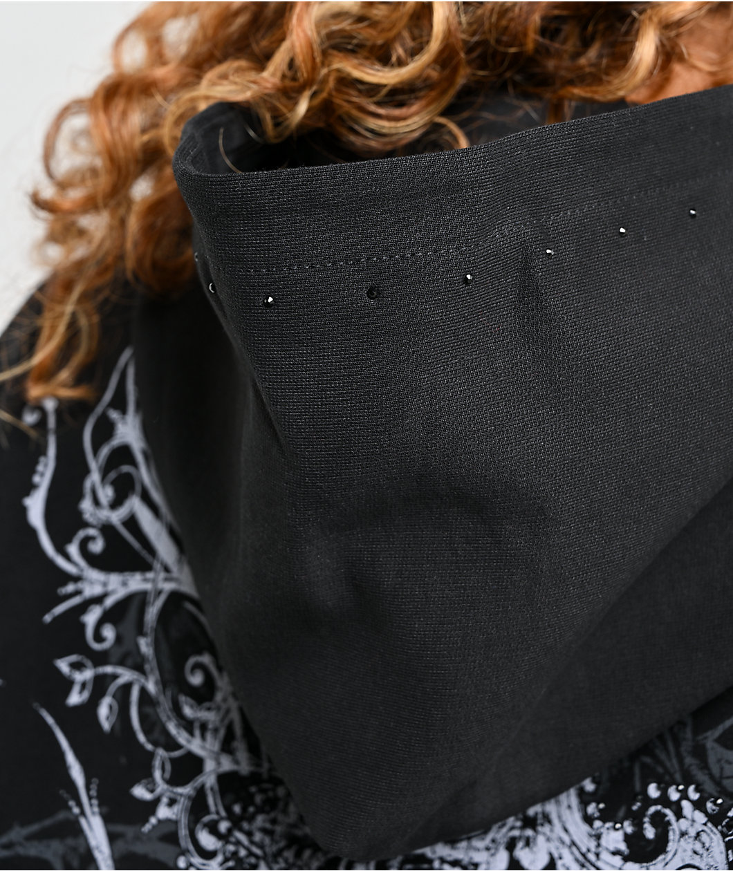 Insomnia Visuals Double Cross Black Zip Hoodie