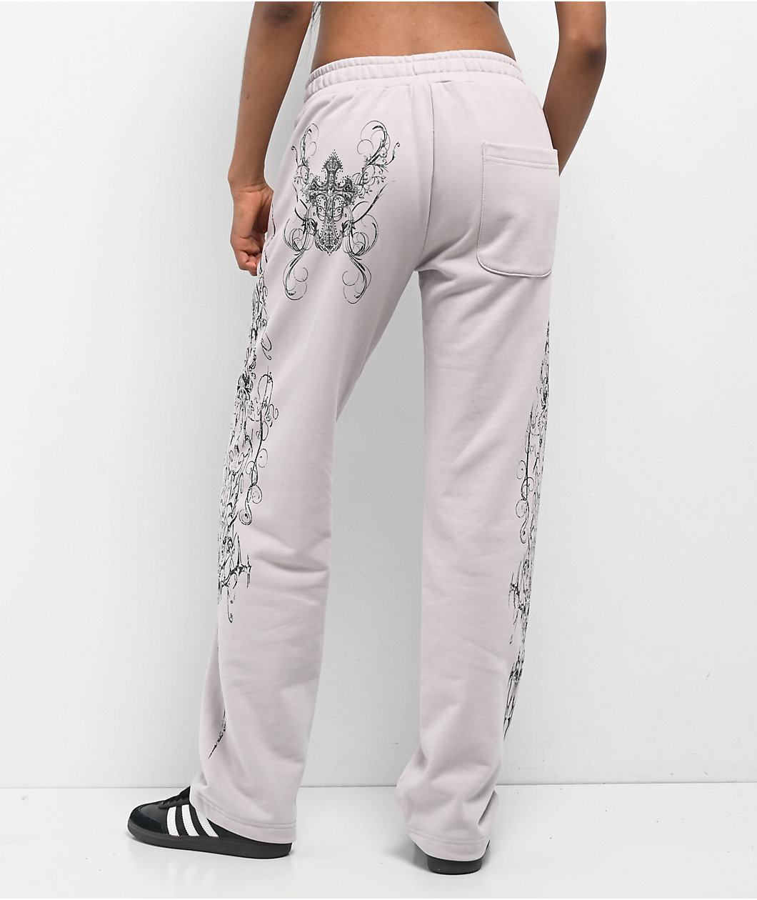 Insomnia Visuals Double Cross Grey Sweatpants