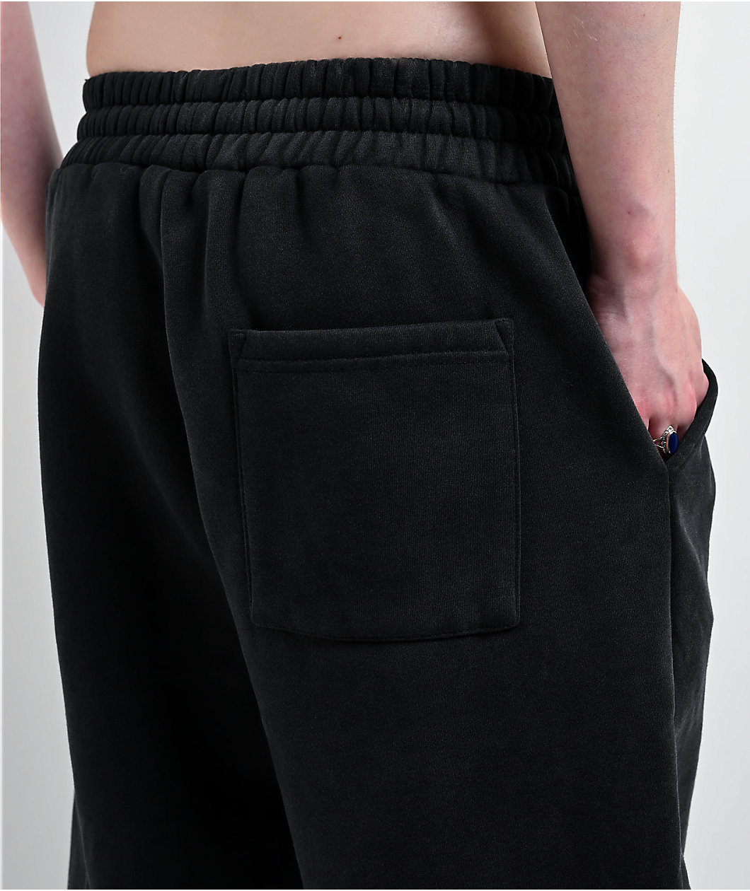 Insomnia Visuals Eternal Black Wash Sweatpants