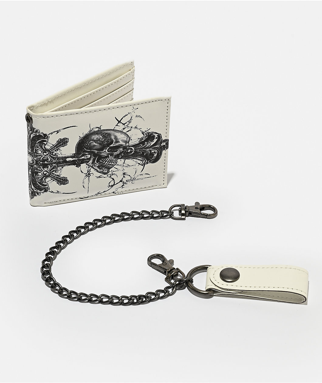 Insomnia Visuals Fate White Chain Wallet