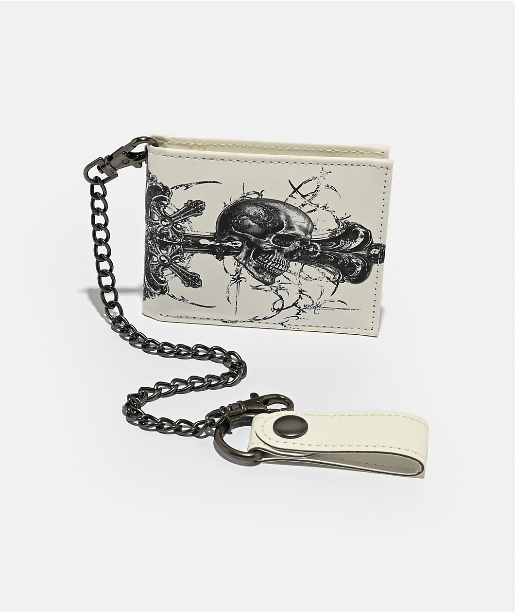 Insomnia Visuals Fate White Chain Wallet