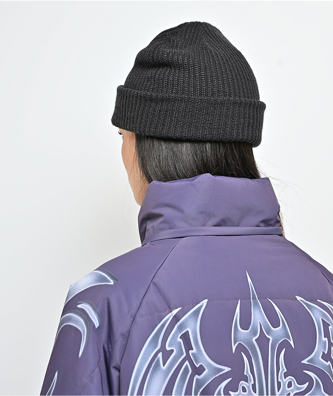 Insomnia Visuals Sigil Faux Fur Purple Snowboard Jacket