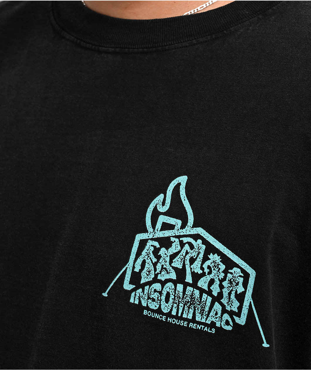 Insomniac Bouncy House Black T-Shirt