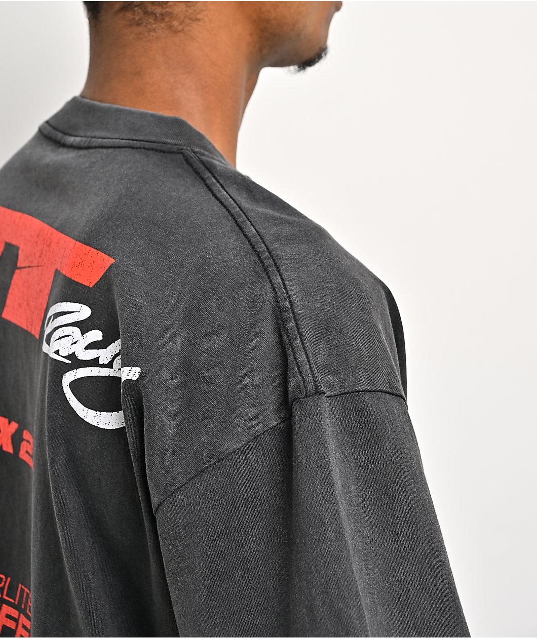 JT Racing x Honda 2nd Place Vintage Black T-Shirt