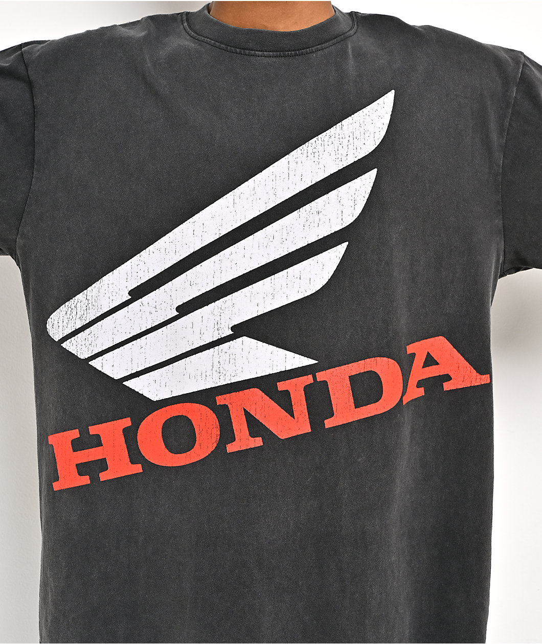 JT Racing x Honda 2nd Place Vintage Black T-Shirt