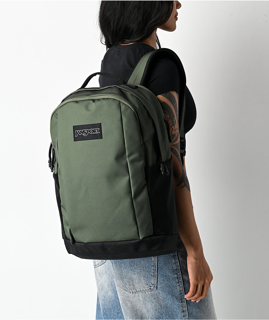 Jansport Inbound Cargo Green Backpack