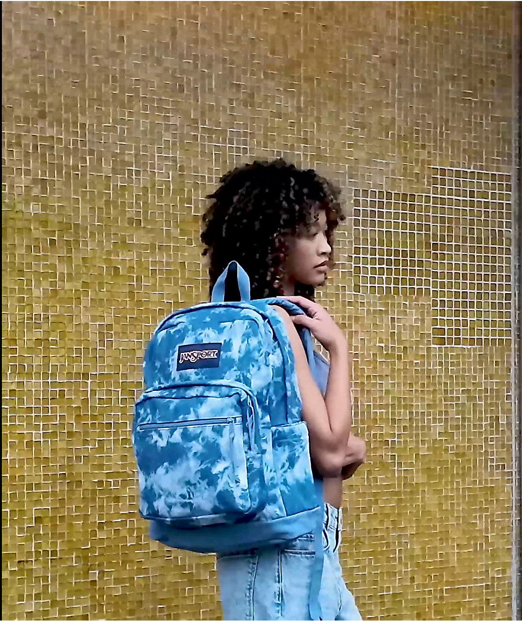 Jansport Right Pack Blue Wash Denim Backpack