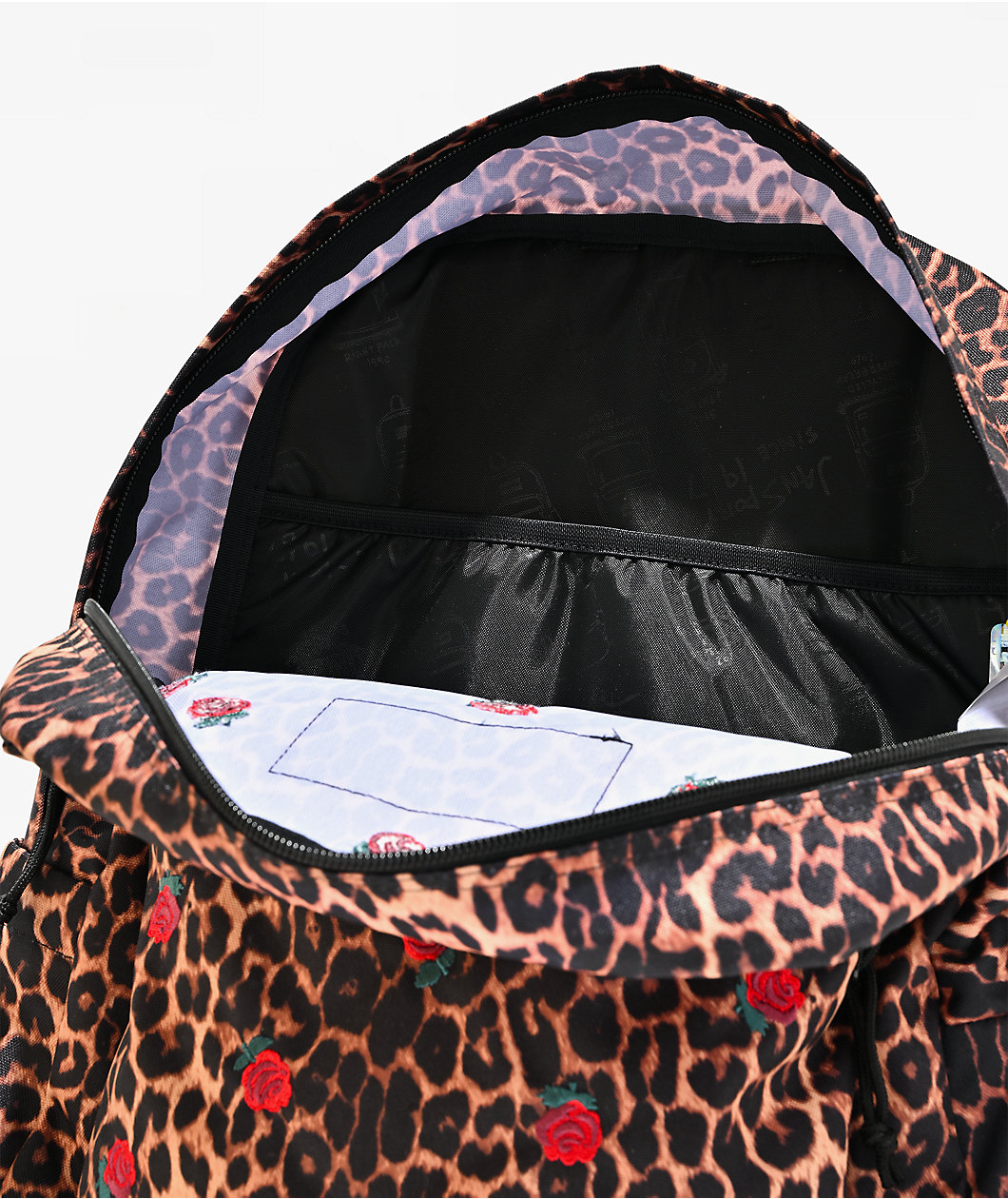 Jansport Superbreak Plus Leopard Rose Brown Backpack