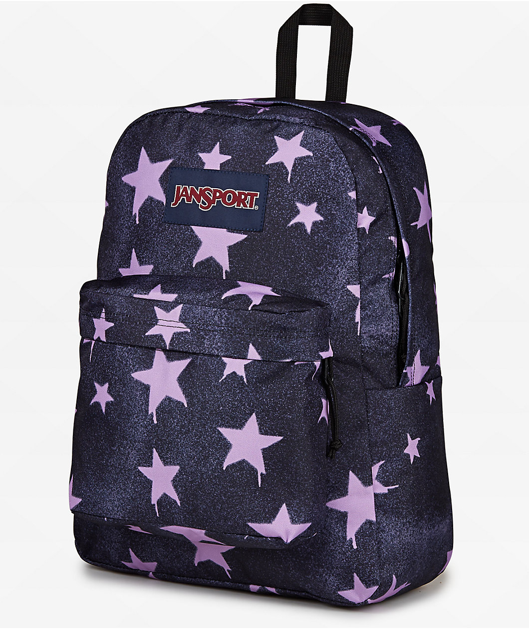 Jansport Superbreak Plus Sprayed Stars Pastel Lilac Backpack