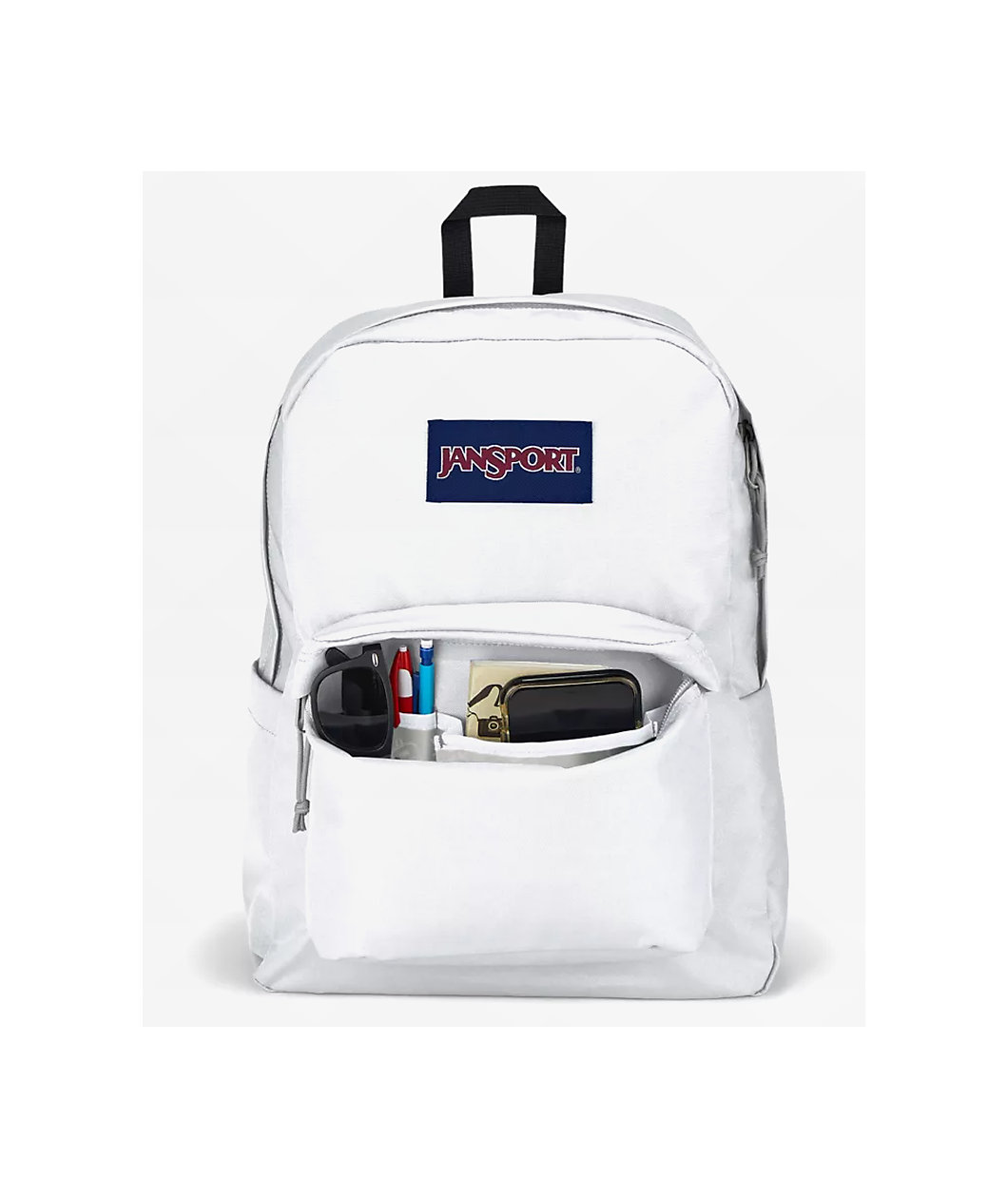 Jansport Superbreak Plus White Backpack