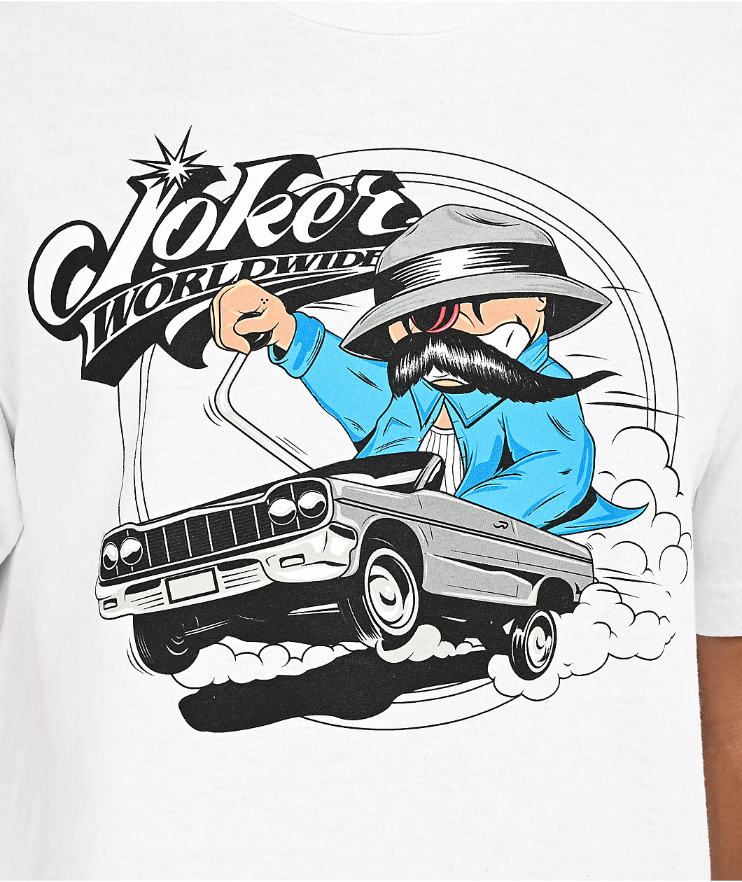 Joker Low Low White T-Shirt