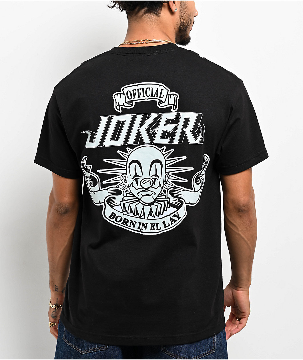 Joker Payaso Black T-Shirt