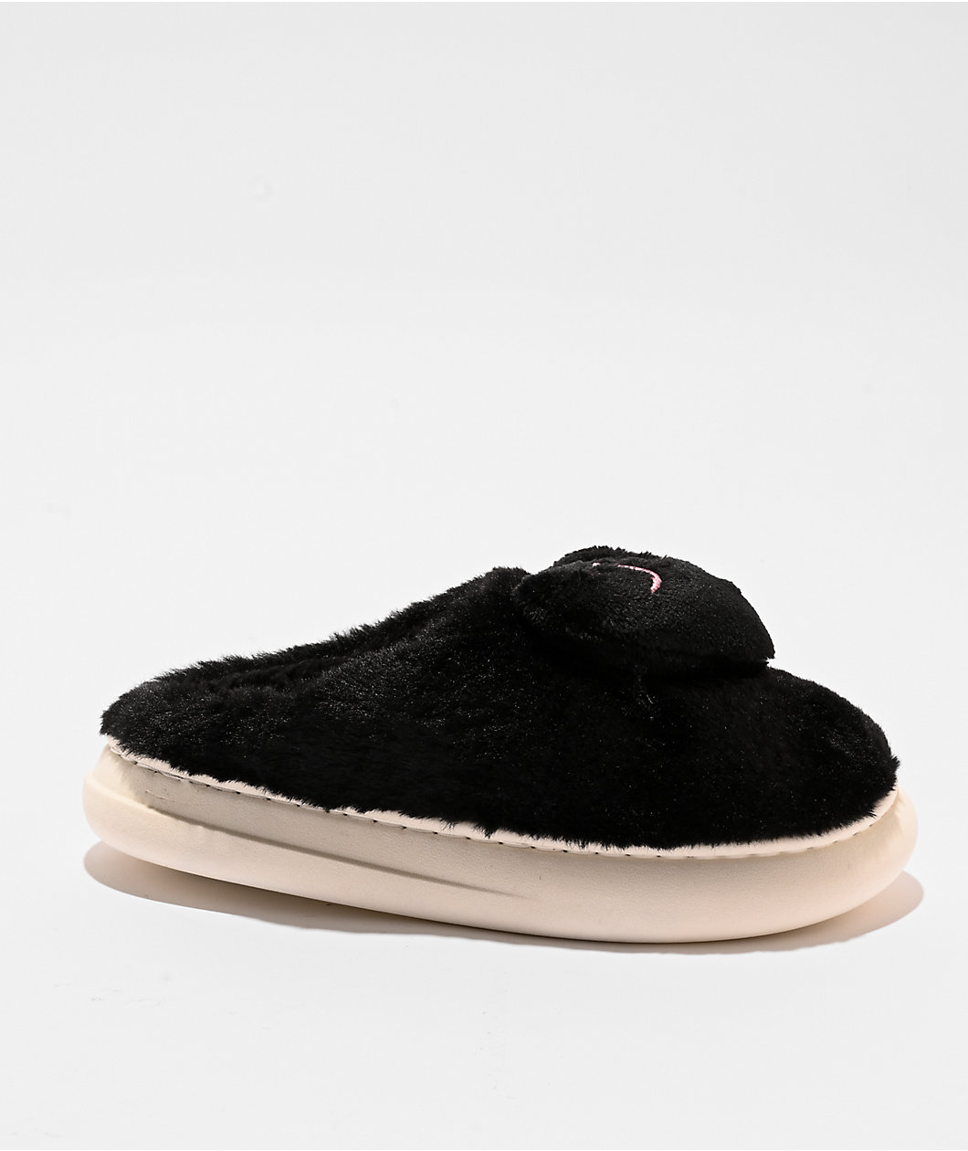 Juicy Couture Contenta Black & Blush Slippers